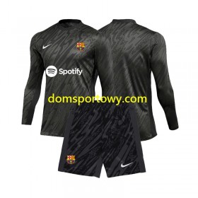 Koszulka FC Barcelona Bramkarska Dziecięcy Trzeci Koszulki Piłkarskie 2024-2025 Długi Rękaw